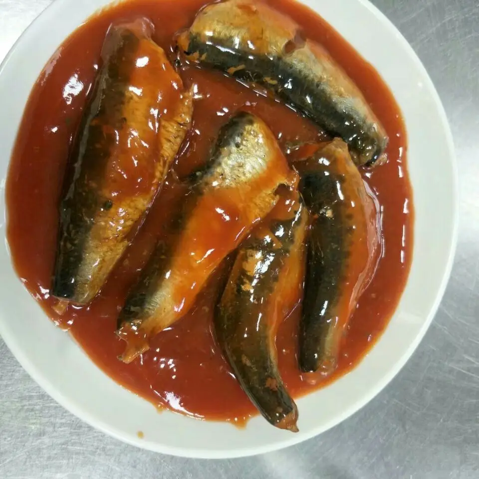 
canned sardine in tomato sauce 155g/425g 