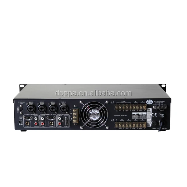 Dsppa Mp825zs 250w 6 Zones Mixer Amplifier With 6 Mic Buy 6 Mic Mixer