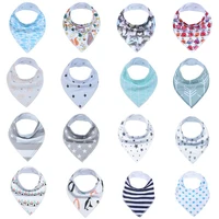 

Wholesale Custom Unisex Cotton And Fleece Baby Bibs Bandana Cotton