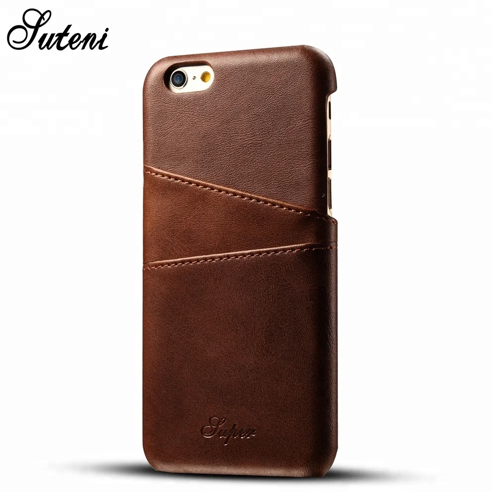 

hot selling 2018 amazon custom cell phone case with business card holder wallet For iphone6 plus leather case cover, N/a