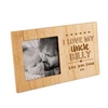 Handmade Custom Bamboo Wooden Picture Photo Frame