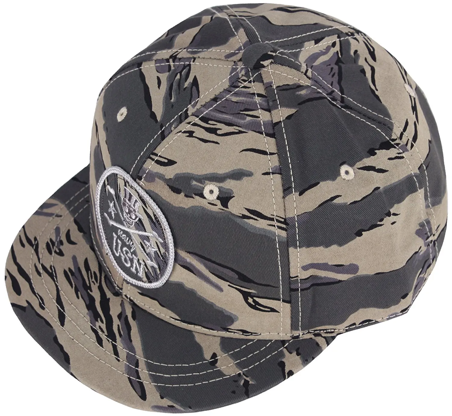 camo stocking cap with bill