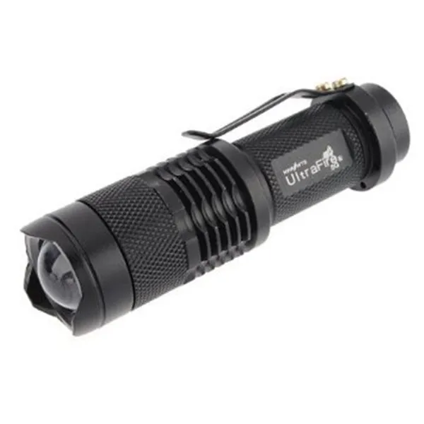 Ultrafire ZOOM T6 LED recharge Flashlight Torch Adjustable Focus Zoom flash Light