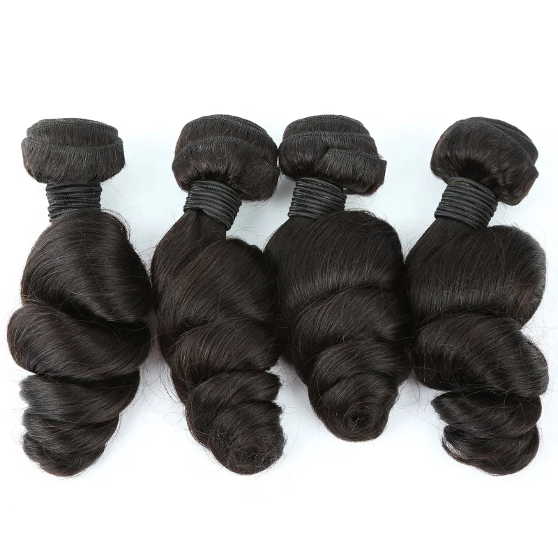 

Loose wave Hair Tangle Free 100 Percent Human Hair No Chemical Processed