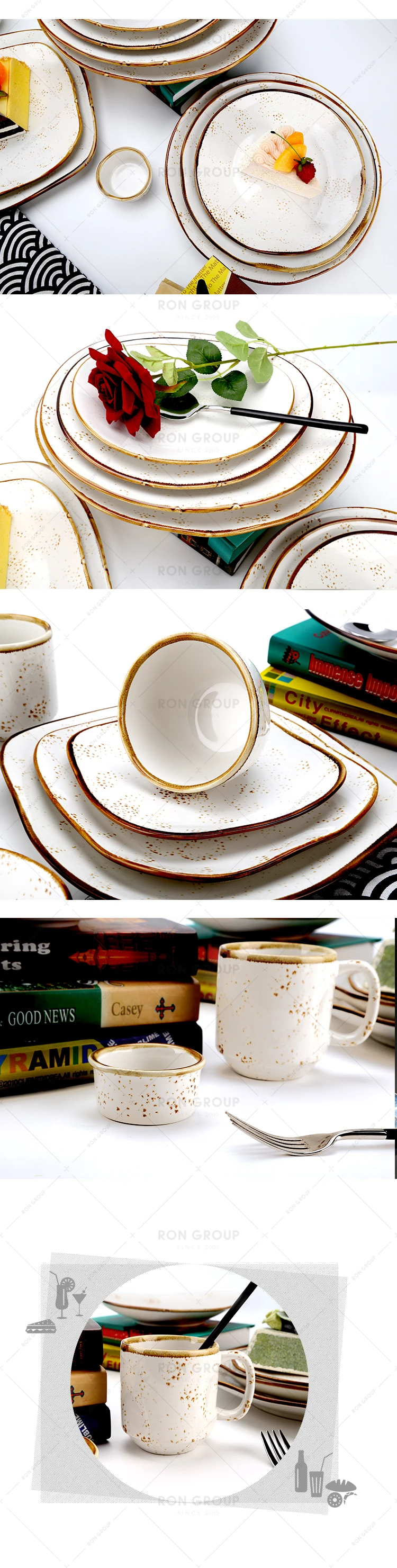 Luxurious Ceramic Dinner Plate For Restaurant Hotel Buy Ceramic Plate