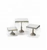 Silver Vintage 3 Sizes Wedding Reception Cake Stand Decoration