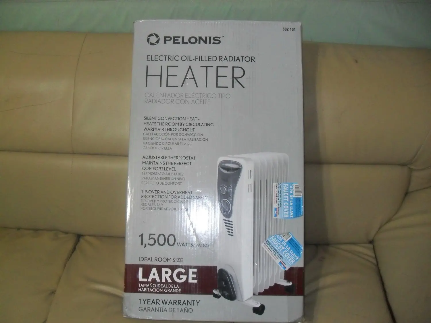 Buy PELONIS ELECTRIC OIL-FILLED REDIATOR HEATER. WHITE in Cheap Price