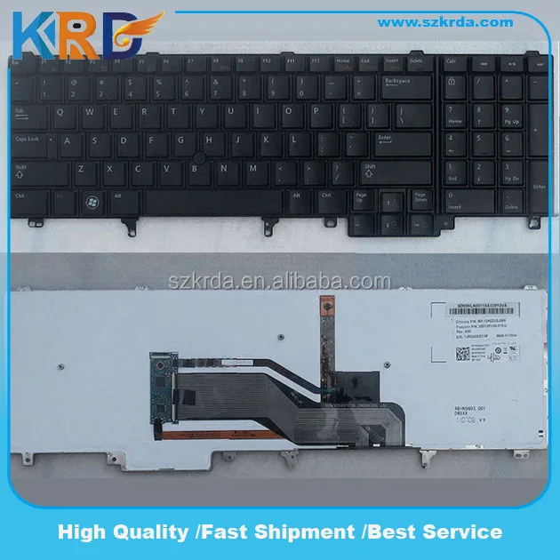 Refurbished Dell Precision M4700 M4800 M6600 UK English QWERTY Pointer Keyboard