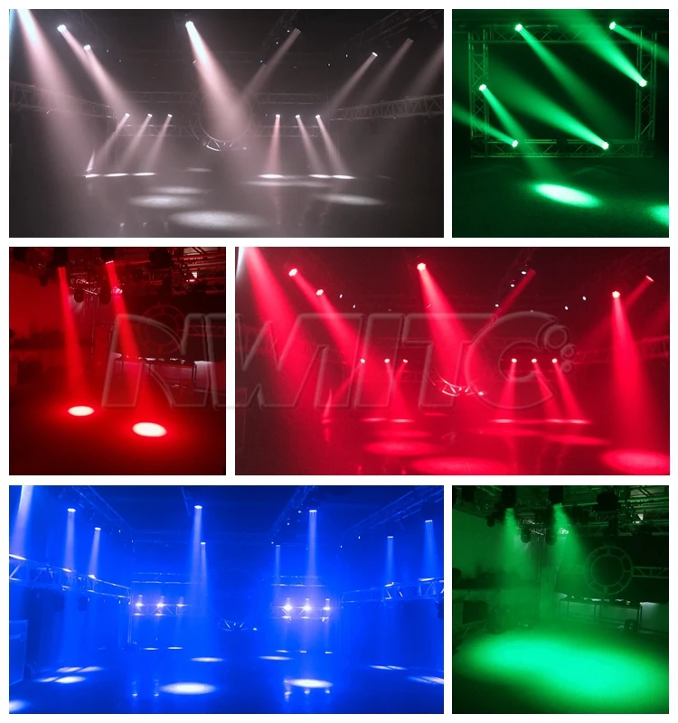 Dj party dmx 7x12w mini rgbw 4in1 zoom wash led moving head light