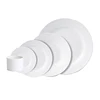 Simple And Classic Solid Color White Ceramic Dinnerware