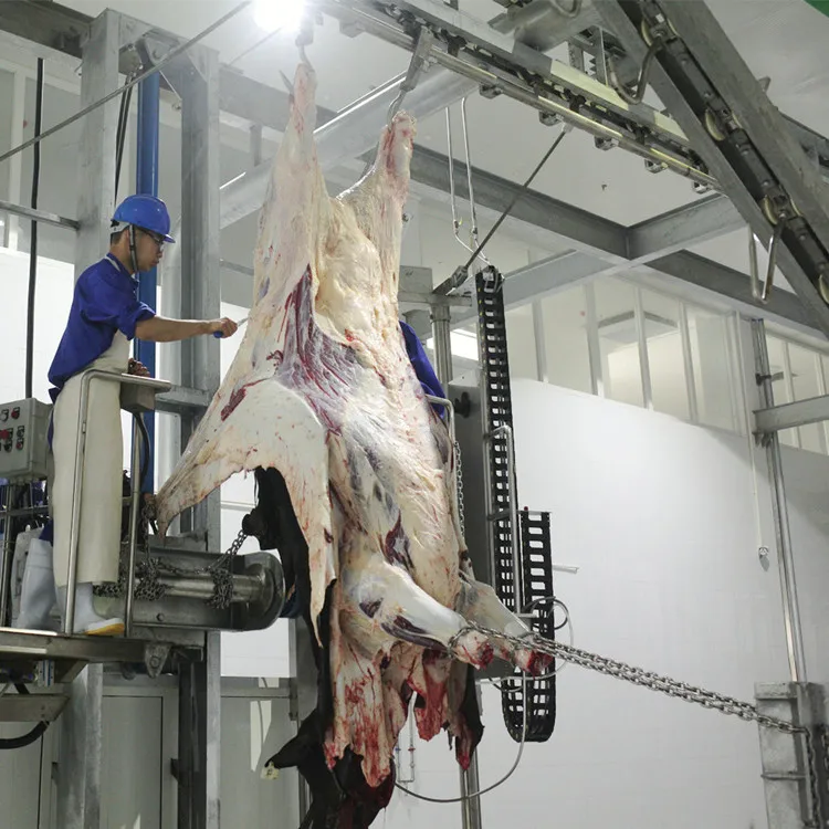 
Cowhide Pulling Hydraulic Dehider Peeling Machine 