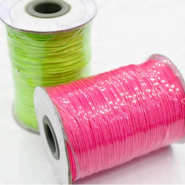 Je204 Colorful Waxed Rope 2mm Wax String Waxed Cotton Cord For Jewelry Buy Waxed Cotton Cord