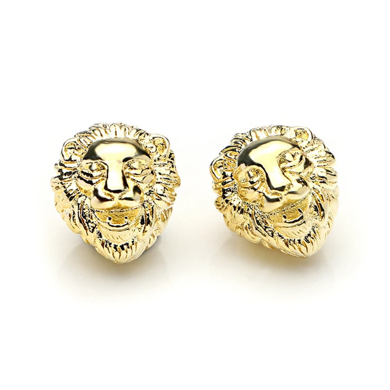 
Hot sale high quality lion style fashion cz accessories jewelry beads and charms pave beads accessories for jewelry making 