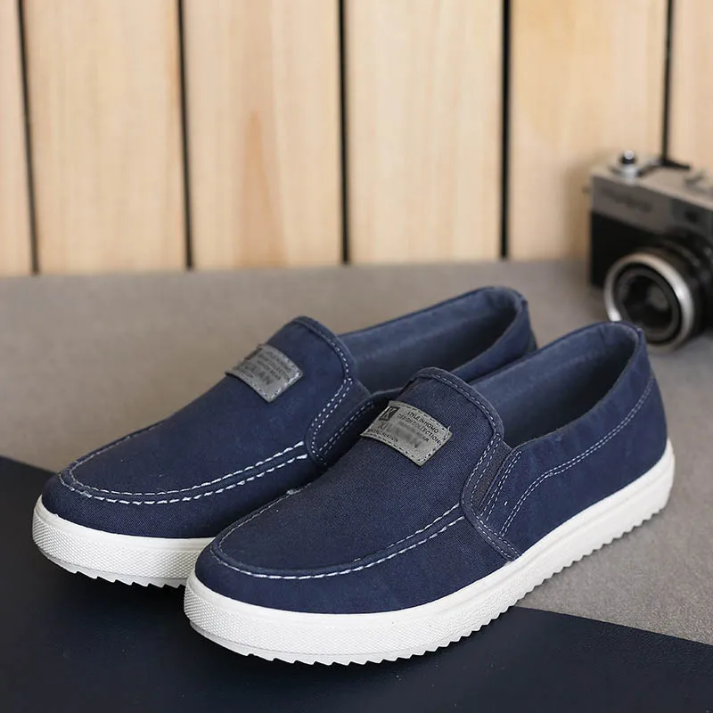 

2017 new style blue canvas shoes wholesale, Black,blue