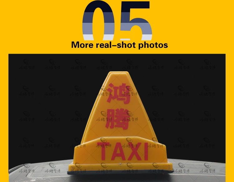 Taxi top display outdoor advertising led display of golden light source