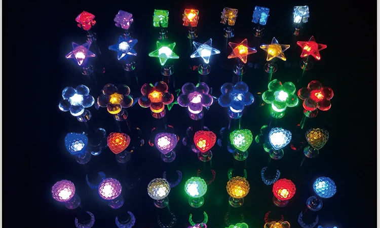 Wholesale 8 designs party led earrings cheap price christmas earrings light up