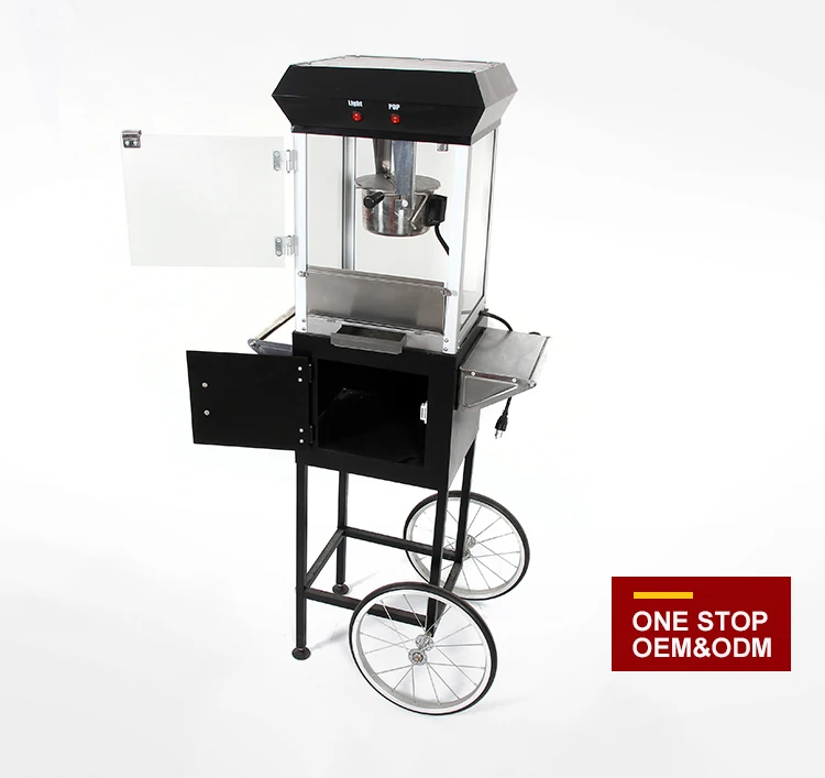 Authentic Top Rated Stand Up Rolling Popcorn Machine New 4 Oz Cretors