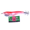 Hengjia LED Squid jigs Shrimp Water Activated Transparent Squid Lures Electronic Fishing Baits