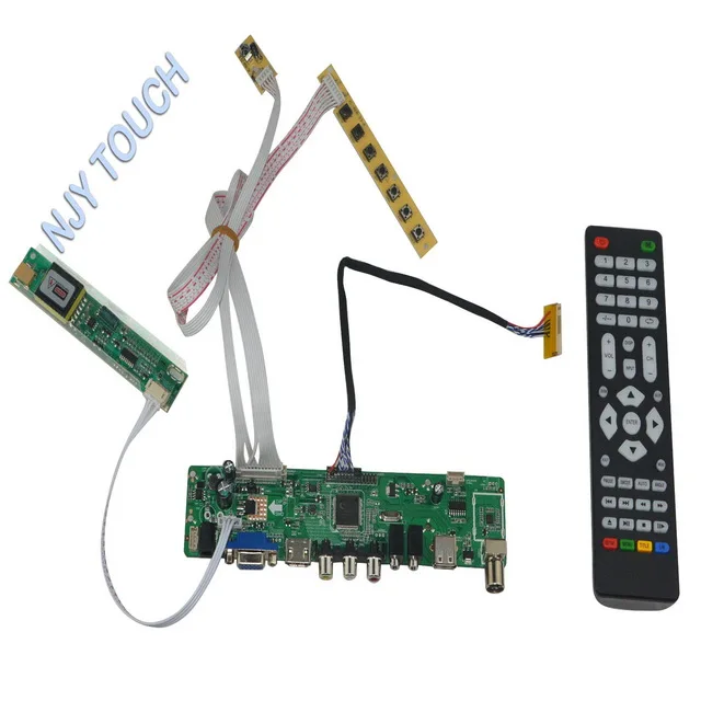 HDMI USB AV VGA ATV LCD Controller Driver Board For LTN141W3-L01 1280x800 Screen