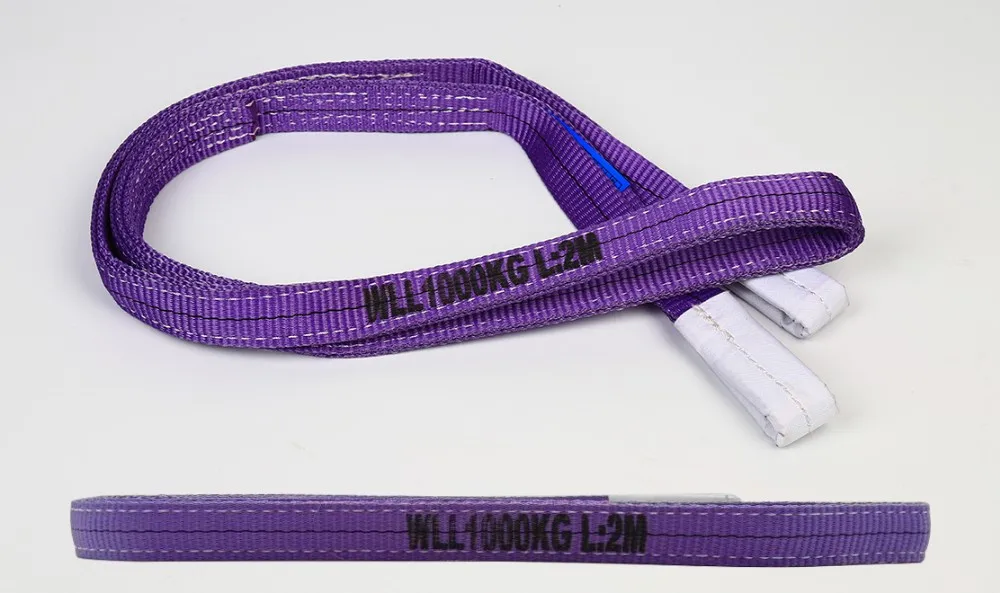 2000 kg lift ing tow ing rope strap 100% polyester 4m heavy duty sling hammock 
