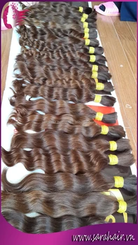 Whole Sale Price 100 Virgin Natural Human Body Wavy Hair Grade 7a