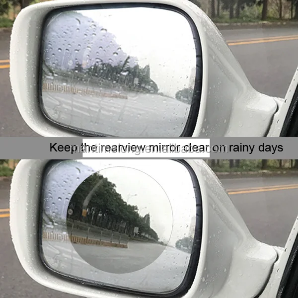 Car Rearview Mirror Waterproof Film Rearview Mirror Waterproof And