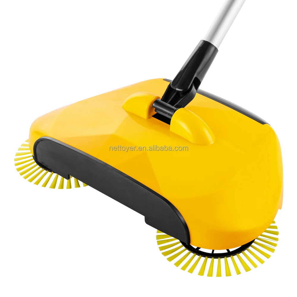 

2019 Hot Selling Diamond Cut Surface Design Hand Push Sweeper Hand-propelled Sweeper, Red;yellow;blue;green;purple;gold;rose golden