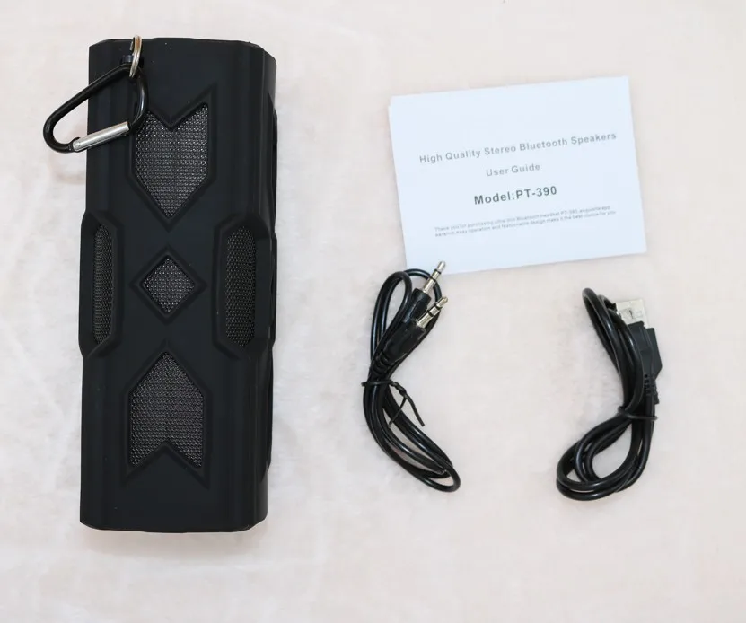 PSTTL 390L Outdoor Sport Waterproof Wireless Bluetooth Speaker Stereo Sound For Travelling - ANKUX.COM
