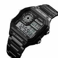 

High quality SKMEI popular noble oem digital quartz analog dual time teens watches