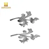 Decorative wrought iron leaves