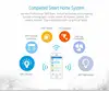 Lanbon Unique Dip Switch Design Smart Home System WiFi Touch 3 gang light Switch Controlled By APP