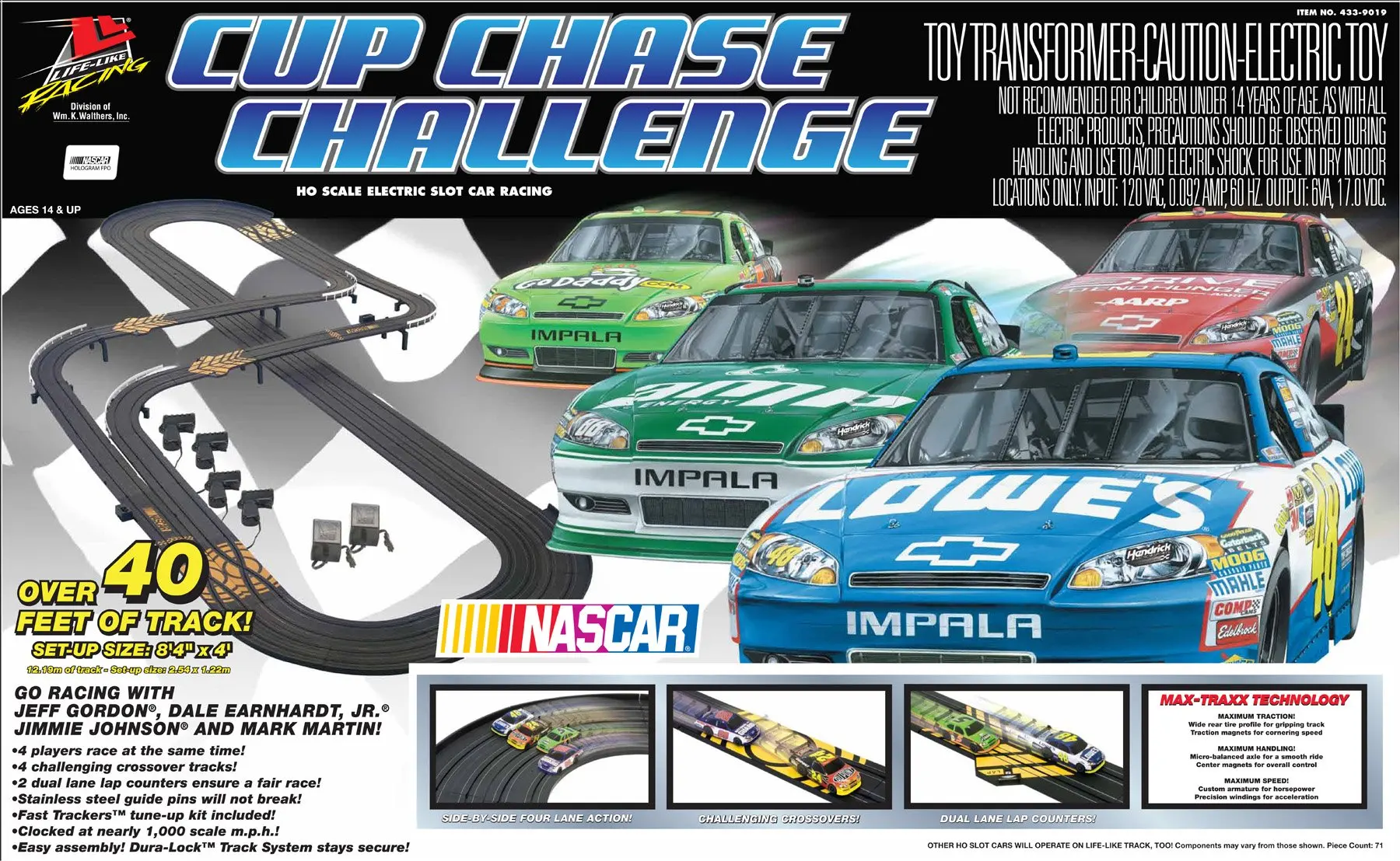 nascar electric race track