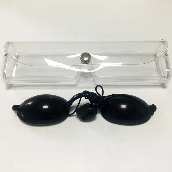 

ipl laser eye protection goggles medical laser safety protection glasses, Black