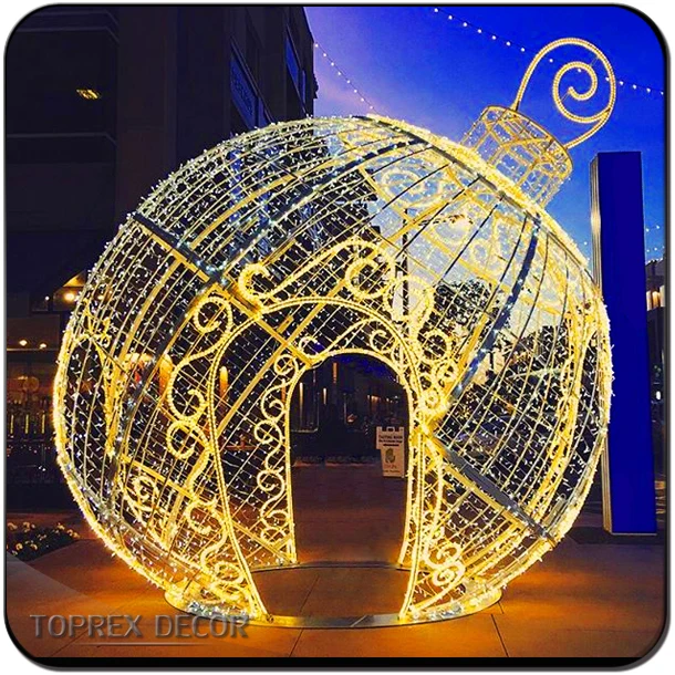 LED waterproof large decorative outdoor ball light