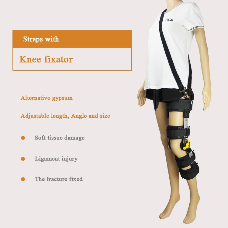 

Hot Sale China Hospital Medical Adjustable Medical Broken Leg Protection Brace, Black
