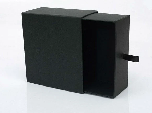 Luxury Matte Black Sliding Drawer Jewelry Gift Boxes Wholesale - Buy ...