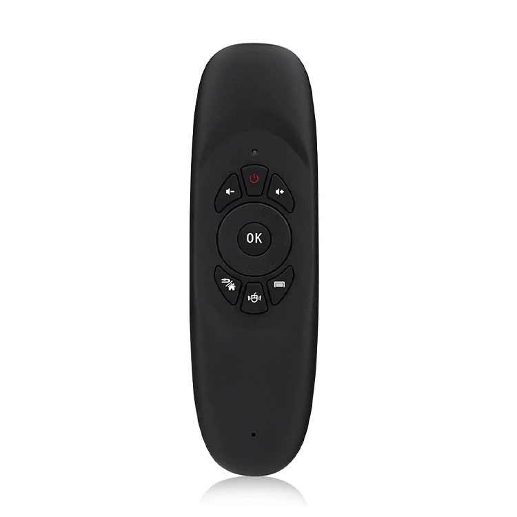 
Factory supply 2.4GHz Wireless air mouse C120 with mini QWERTY Keyboard Remote Control for Set Top Box 