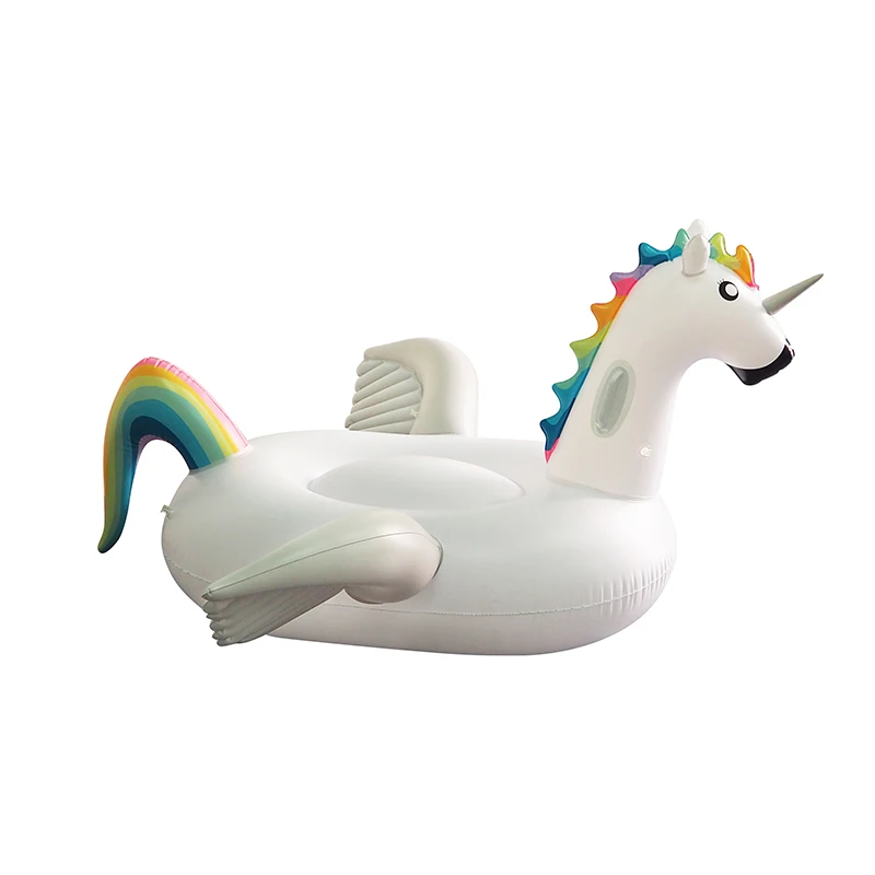 Large Inflatable Chair Unicorn Pony Pool Float With Drink Holder