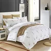 100% Cotton White Duvet Cover high end printed cotton satin bedding