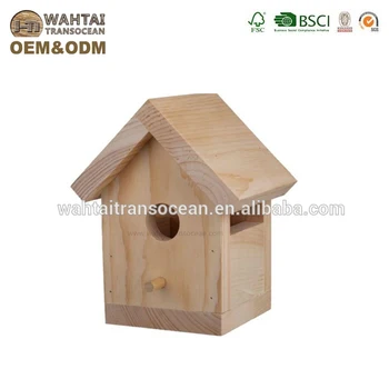 Wood Pigeons Bird House Kit Kids Pre Cut Wooden Birdhouse 2019