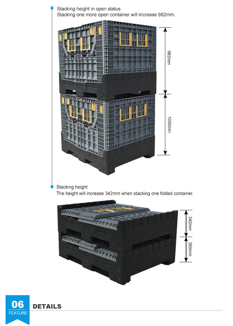 Heavy Duty Collapsible Bulk Container Suppliers and Manufacturers China