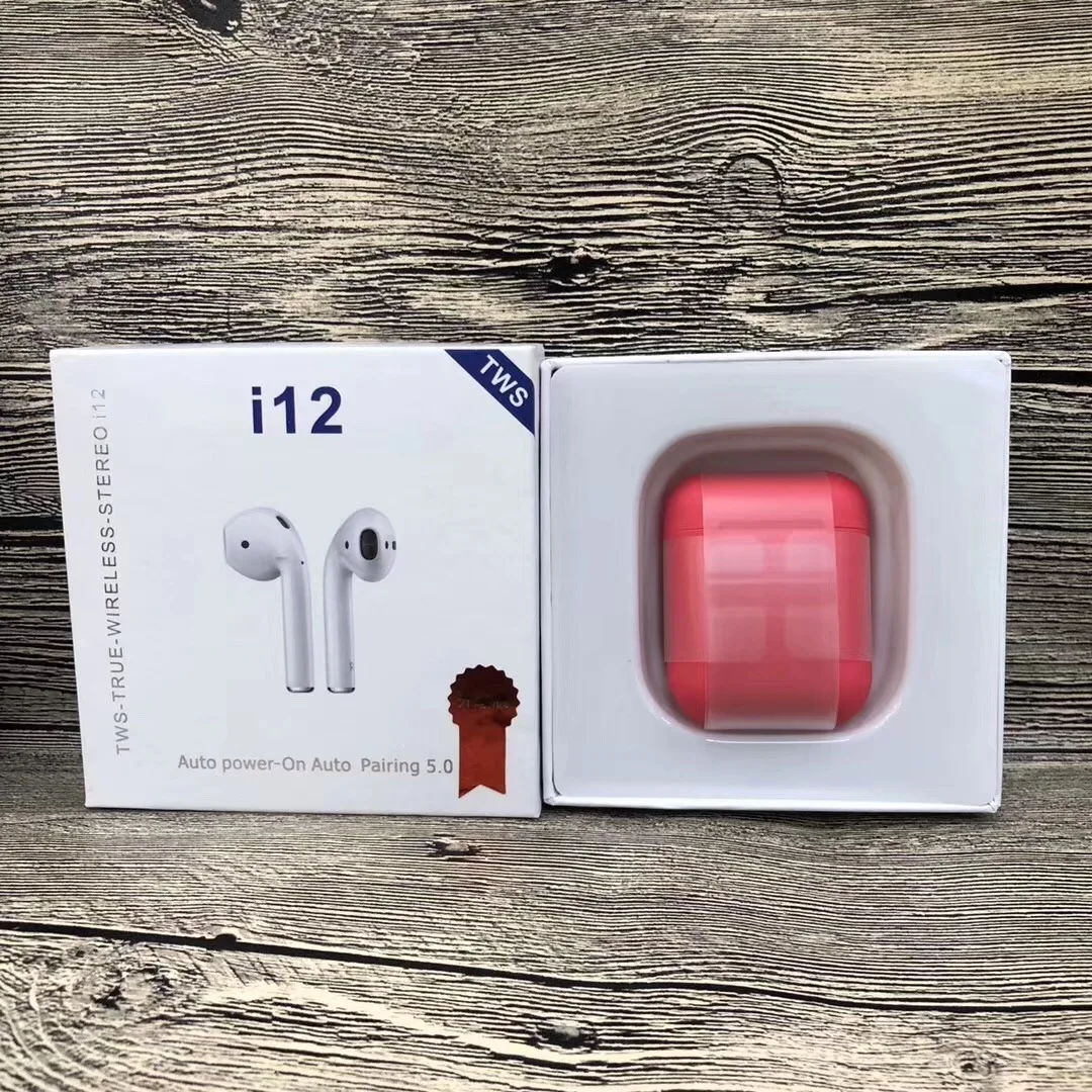 

RTS Earphone Free Shipping I12 Tws 2019 Latest Siri Earbud Wireless Earphone With Mic