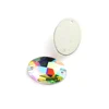 3063 golden shadow oval sew-on crystal glass stone flat back for clothing