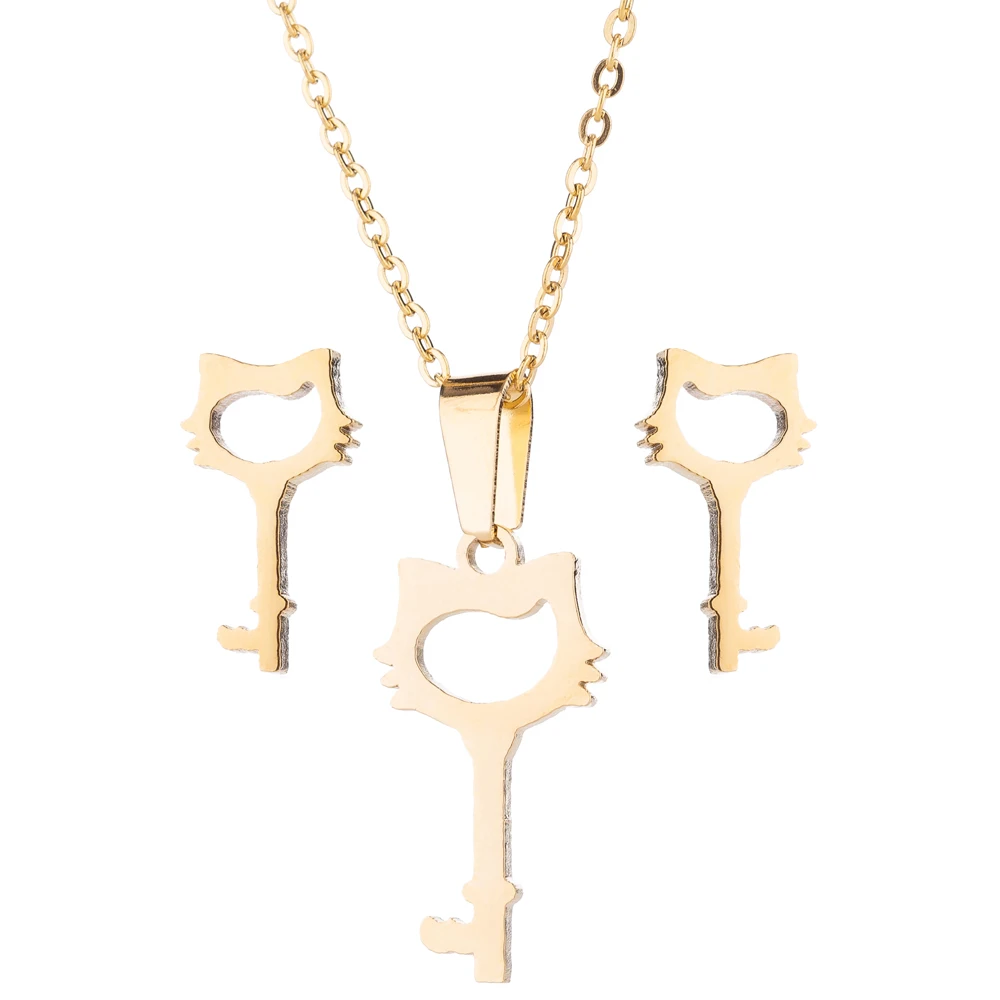 stainless steel DIY cat Gold