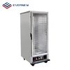 Heater Proofer Holding Cabinet Non-Insulated Clear Door 1500 Watts Commercial Full Size Holds Sheet Pans Forced Air With Casters