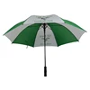 sun rain custom wind break white and blue golf umbrella