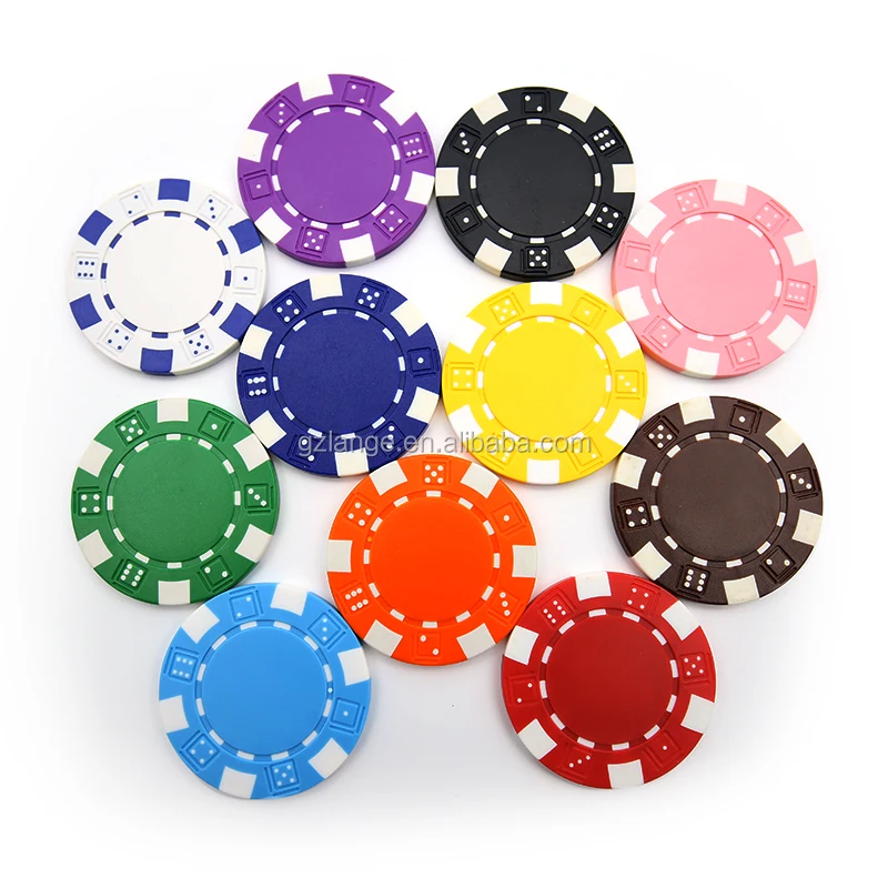 Casino Dice Square Design Custom Poker Chip Oem Colored Abs Poker Chips