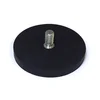 China Manufacturer Pull Force 50kg D45X25 Red Hook Rubber Magnet