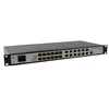 24 - Port Gigabit Ethernet Industrial Wall Mount Fanless Housing Switch for Quiet Operation Power Saving and Energy Efficient