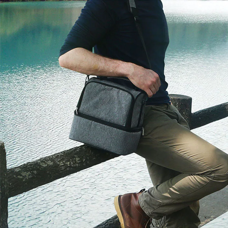 Waterproof Leakproof Thermal Lunch Bag, Cooler Bag for Office / School / Picnic